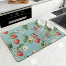 Axyaa Silicone Drying Mat - Non-Slip Heat Resistant Counter Pad