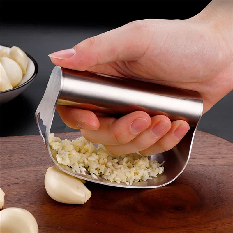 Axyaa Stainless Steel Garlic Press & Ginger Grinder Kitchen Utensils