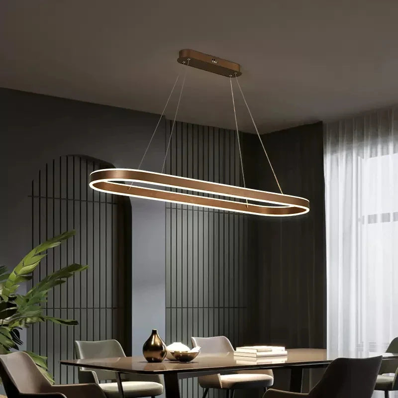 Axya Modern Dimmable LED Pendant Chandelier for Kitchen Office Dining Room