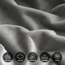 Axyaa Velvet Fitted Bed Sheet with Elastic Band - Winter Warm, Anti-Slip - All Sizes