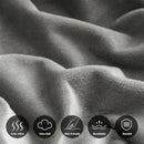 Axyaa Velvet Fitted Bed Sheet - Anti-Slip Mattress Cover Single King Queen Size