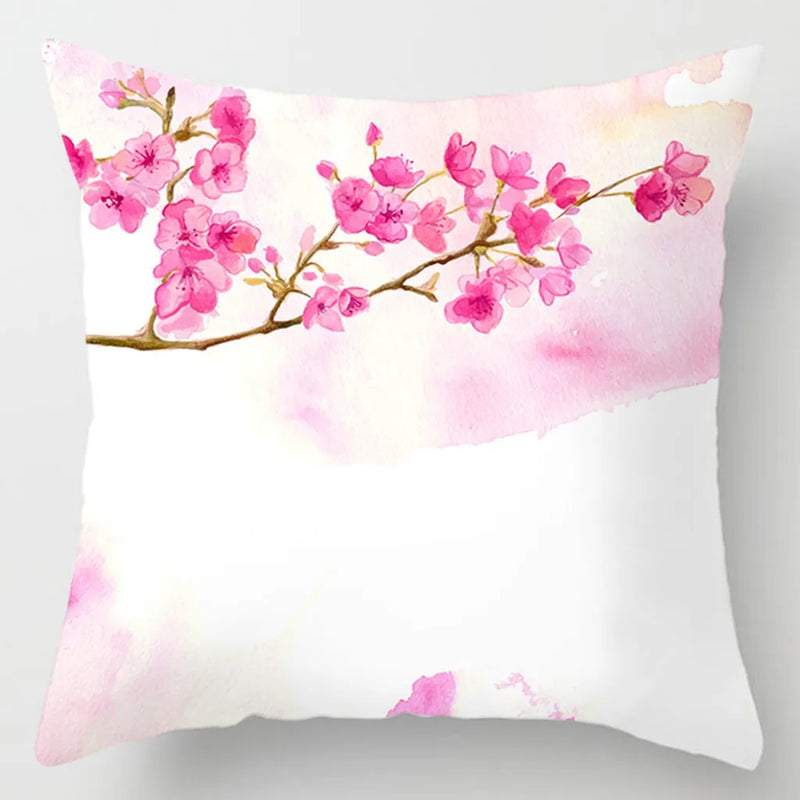Cherry Blossom Pillowcase for Wedding Party Decor and Gifts - Axyaa