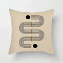 Axyaa Abstract Line Pattern Cushion Cover for Stylish Home Decor