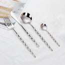 Axyaa Stainless Steel Cutlery Set - Elegant, Mirror Finish, Dishwasher Safe