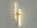 Axyaa LED Copper Line Pipe Wall Sconce with Acrylic Lampshade for Bedroom and Living Room