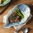 Axyaa Kiln-changing Oyster-shaped Flavor Dish for Hotel Restaurant Desserts