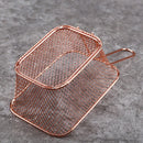 Axyaa Stainless Steel Home French Fries Basket Net Strainer - Kitchen Tool