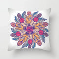 Axyaa Feather Dreamcatcher Print Cushion Cover for Elegant Sofa Decoration
