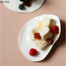 Axya White Bone Dinner Plate Set