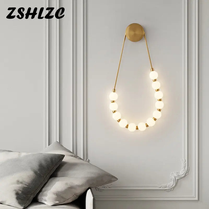 Axyaa Nordic Style Black Wall Lamp for Modern Home Decor