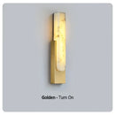 Axyaa LED Golden Marble Wall Lamp: Luxury Nordic Home Decor Sconce