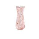 Pink Glass Vase by Axyaa for Elegant Living Room Flower Arrangement