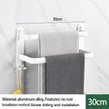Axyaa Wall-mounted Triple-layer Towel Holder for Bathroom Storage