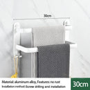 Axyaa Wall-mounted Triple-layer Towel Holder for Bathroom Storage