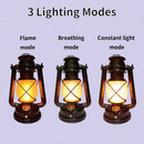 Axyaa Retro LED Lantern: Rechargeable, Waterproof, 3 Lighting Modes