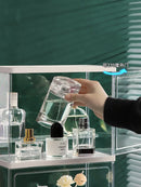 Axyaa Acrylic Makeup Cosmetic Organizer Perfume Display Holder Jewelry Storage Box