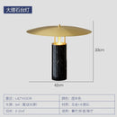 Axyaa Stone Marble Table Lamp, Minimalist Nordic Design for Living Room, Bedroom, Office