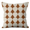 Axyaa Nordic Cartoon Print Sofa Pillow Cover, 45x45cm