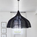 Axyaa Rattan Art Chandelier: Handmade Southeast Asian Creative Home Light Decor
