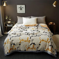Axyaa Raschel Plush Warm Blanket 1PC 150/180/200cm - Thick & Cozy
