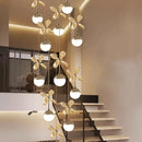 Axyaa Crystal LED Chandeliers for Living Room Dining Room Lighting
