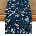 Axyaa Floral Vase Table Runner: Elegant Dining Room Decor & Holiday Party Essential