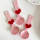 Axyaa Kawaii Bear Ceramic Kids Spoon: Cute Cartoon Hand Painted Tableware