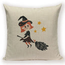Axyaa Halloween Decor Cushion Cover Set - Spooky House Party Supplies