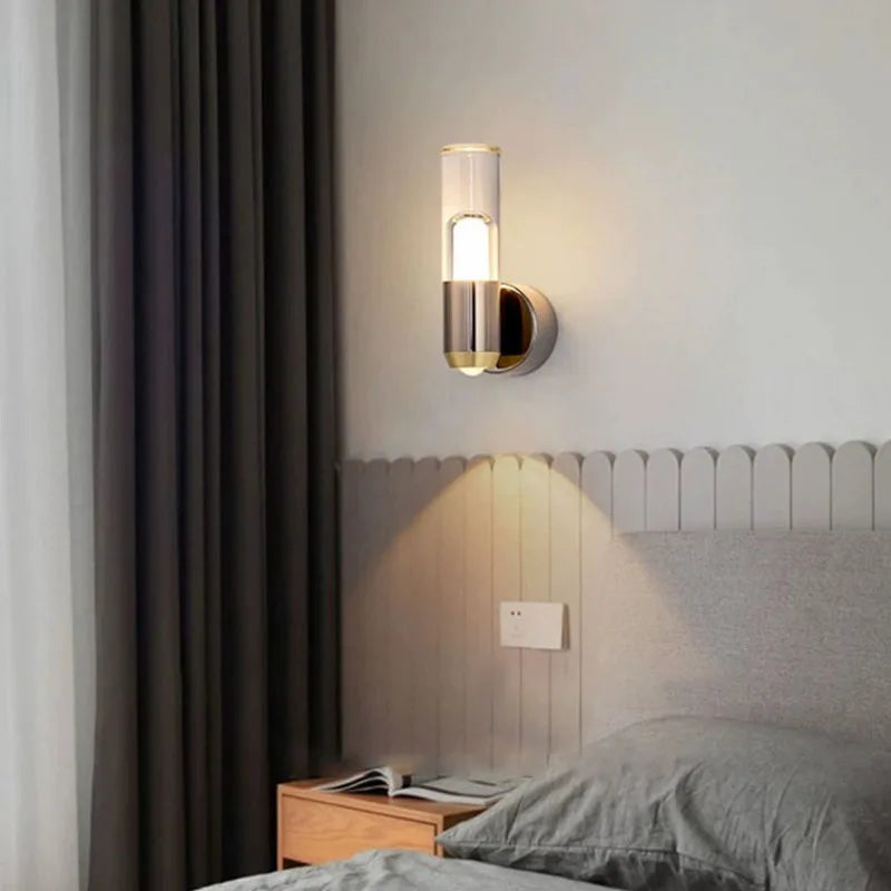 Axyaa Rotatable Minimalist Wall Lamp for Bedroom and Living Room