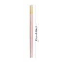 Axyaa Stainless Steel Japanese Chopsticks Pair - Multicolor Metal Sticks for Festivals & Parties.