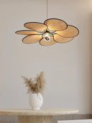 Axyaa Retro Flower Chandeliers Woven Pendant Lights for Dining Room & Living Room