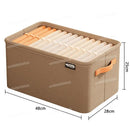 Axyaa Clothes Organizer: Large Capacity Wardrobe Storage Box for Pants, Jeans, Underwear, Socks