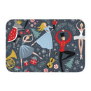 Axyaa Christmas Nutcracker Welcome Mat: Festive Home Decor Anti-Slip Carpet