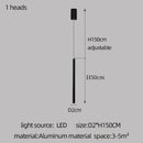 Axyaa Modern LED Tubular Pendant Chandelier for Living Room and Staircase