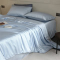 Axyaa Mulberry Silk Bedding Set King Queen Size Luxury 100% Duvet Cover Bedsheet