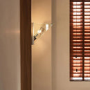 Axyaa Clear Glass Wall Lamp E14 Bulb, Modern Lighting Fixtures for Office, Hotel, Bedroom