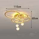 Axyaa Nordic LED Ceiling Lights for Bedroom and Living Room Decor