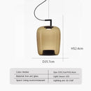 Axyaa Glass Restaurant Pendant Lamp Minimalist Nordic LED Hanging Light
