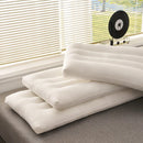 Axyaa Knitted Cotton Couple Pillow White Grey 48*150cm