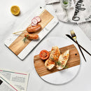 Axyaa Wood Marble Cutting Board Kitchen Gadgets Serving Board Kitchen Accessories