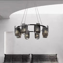 Axyaa Modern Stair Chandelier, Living Room Pendant Lamp, Interior Lighting