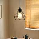 Axyaa Industrial Black Pendant Light Fixture, E27 Base for Hallway and Balcony