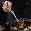 Axyaa Long Handle Stainless Steel Soup Ladle Spoon Skimmer Colander Tableware Home Kitchen