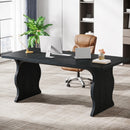 Axyaa 63" Executive Desk: Spacious Computer & Gaming Table for Home Office