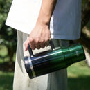 Axyaa Stainless Steel Thermal Water Bottle with Handle and Straw
