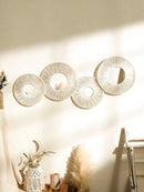 Axyaa Hand Woven Boho Mirror Set for Aesthetic Room Decor
