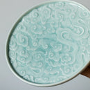 Axyaa Dragon Art Ceramic Pot Bearing Plate for Kung Fu Tea Set