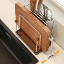 Axyaa Stainless Steel Kitchen Organizer Rack with Knife Holder