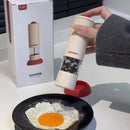 Axyaa Electric Salt Pepper Grinder Rechargeable Adjustable Coarseness One-Hand Operation RED
