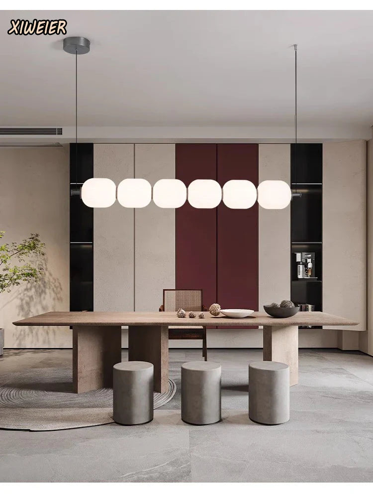 Axyaa White LED Pendant Light for Modern Spaces